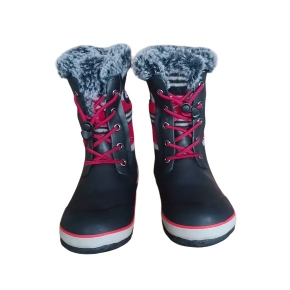 Bogs Arcata Wool Stripe 72140-640 Insulated Waterproof Winter Snow Boots, Sz 5 - Picture 2 of 8